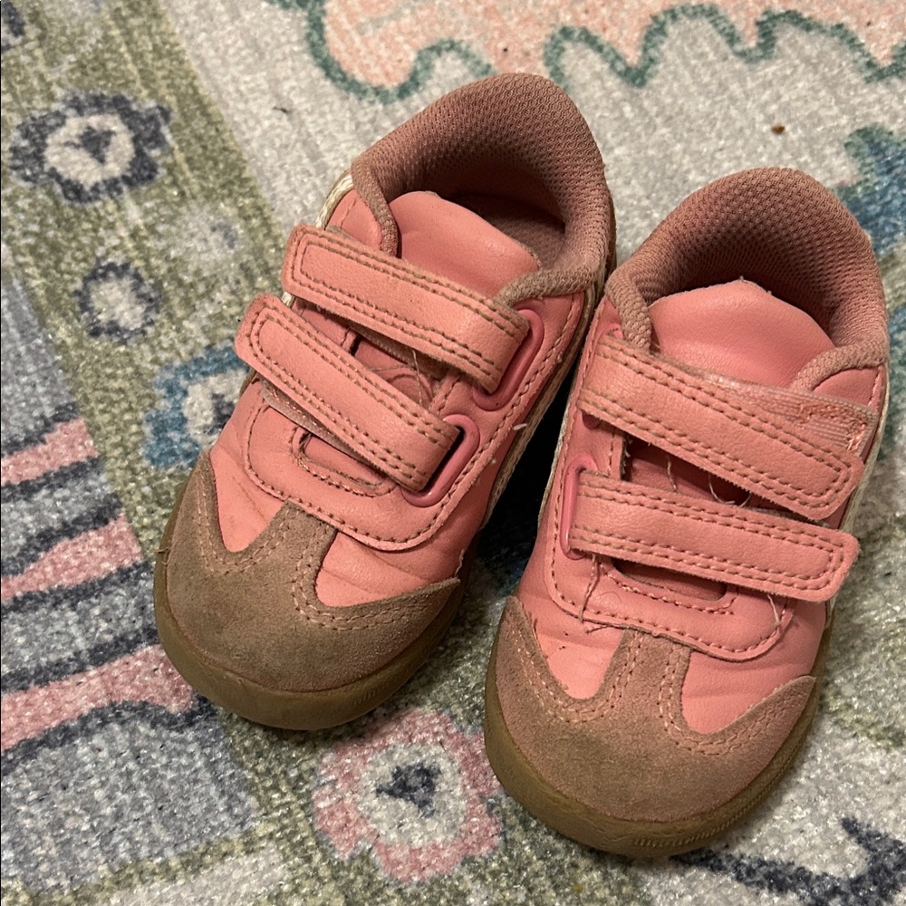 Cat & Jack Pink and Brown Kids Sneakers